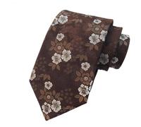 Générique Cravates pour hommes, cravate jacquard, cravates florales vintage classiques pour hommes pour les affaires de mariage