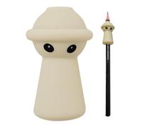 Générique Crayon Grip Trainer - Support de doigt ergonomique en silicone avec un design en forme d'extraterrestre, aide à l'écriture rembourrée et douce pour une bonne de la main et un contrôle