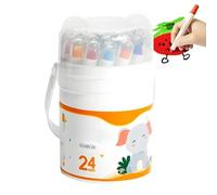 Générique Crayons De Couleur - Cadeaux de Noël Rotatifs à Séchage Rapide,Crayons Pour Papier - Pour Papier Verre Bois Garçons Filles Adolescents Jardin D'Anniversaire Noël Nouvelle Année École