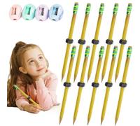 Générique crayons filetés pour le TDAH, stylo de décompression d'écrou crayons en bois filetés pour enfants, adultes, étudiants, école, travail, soulagement de l'anxiété, calmant, silencieux (10 PCS)