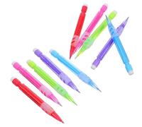 Générique Crayons Mécaniques Courts 10 Pcs 0.7 Mm Mini Porte- Avec Gomme Intégrée Pour Écriture À L'École Et Le Dessin