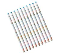 Générique Crayons No 2 10 Pièces Anti-Casse Avec Gommes