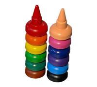 Générique Crayons pour tout-petits, crayons de poignée faciles | 12 couleurs peinture crayons lavables,SCOLAIRE COLORAGE PORTABLE POUR COLORAGE POUR GILLES BARCHES