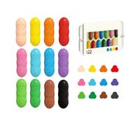 Générique Crayons - Preschool Coloring Tools for Early Learning | Twelve Pigmented Shades with Ergonomic Palm Grasp & -Free Wax Formula for, Travel, Classroom and Easter