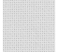 generique - CREADETEX.COM Toile Point de Croix AIDA 5.5 Blanc Coupon 50X40 cm Tissus Broderie à Broder