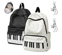 Générique Cream and Dotted Piano Backpack，Combinaison 1
