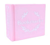 Générique créatif de marque-pages imprimés en 3D, B | Boîte de rangement de signets décoratifs pour écrivain amateur de livres, étagère d ' organisation de bureau
