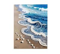 Générique Creative Pearl Kit - Handmade Painting Project for Beginners | Dreamy Marine Design, Art Craft Accessory, Bedroom Decoration Tool, Family Fun Activity, DIY Gift Idea for Friends