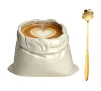 Générique Creative Personality Handcrafted Ceramic Cup,Unique Funny 16oz Large Coffee Mug,Multifunctiona Art Coffee Mug for Home Office Desk Decoration