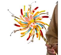 Générique Creative Pipe Cleaners - Craft Ornament for Holiday Fun | Twist Stick Material with Flexible Shape, Diy Package for Kids Students Teens, Party Photo Props, Kindergarten Festival Celebration