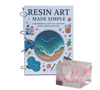 Générique Creative Resin Art Manual, Colorful Guidebook, Visual Tutorials With Practical Tips, Project Planning Notebook, 1 Softcover Book, Excellent For Crafting Studio Or Home Use
