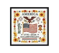 Générique Creative Stitchs Artwork, Complete Embroidery Kit, Handcraft Supplies for Relaxing Projects, Easy Beginner Guidance, Decorative Wall Art Craft, Home Hobby Kit for Seniors Group Activities