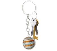 Générique Creative Three Dimensional Planet Key Ring Backpack Car Pendant
