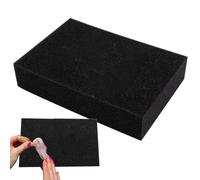 Générique Creative Wool Mat - Needle Felting Pad for Craft Projects | High-Weave Sponge with Black, Rectangle Knitting Tool, Soft Cushion Base, Home Dorm Apartment Supplies for DIY