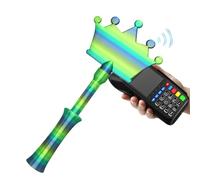 Générique Credit Card Wand - 3D Printed Telescopic Contactless Payment Card Holder Fun Novelty Credit Cards Holder Wand Style Checkout Shopping Gift Gadget