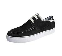 Générique Creepers Homme Dames Grande Taille Chaussures décontractées Mode Chaussures Plates décontractées Confortables à Lacets en Toile Basses