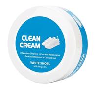 Générique Crème Nettoyante pour Chaussures Blanches - Pâte Douce Multifonction Détachante - Blanchisseur pour Chaussures en Toile - pour Sneakers, Gym, Running, Voyage, Basket, Golf