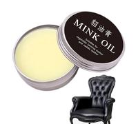 Générique Crème Nettoyante pour Cuir, Baume d'entretien Cuir,Baume Recolorant Le À l'huile De Vison - Universel, Réparateur, Rénovateur Bottes, Sacs, Meubles en Chaussures