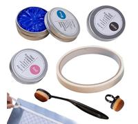 Générique Crème thermo-effaçable,Pinceau, Ruban Adhésif De Bricolage Lisses Et De Précision | Crème marqueur thermo-effaçable textile,Pour Broderie, Quilting, Lin, Jean Et Toile