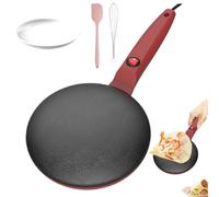 Générique Crêpière | Poêle à crêpes | à ronde | à crêpes portative | chauffante 7.8 pouces, contrôle automatique de la température, électrique instantanée antiadhésive