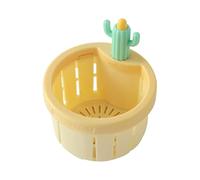 Générique Crépine D'évier Cactus - Panier De Vidange Automatique, Appuyez pour Vider L'égouttoir De Cuisine pour Cuisiniers À Domicile, Familles, Parents, Propriétaires, Locataires, Appa