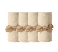 Générique Crib Rail Covers 4 Pack - Cotton Gauze Guardrail | Edge Protector
