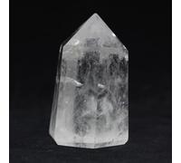 Générique Cristal de Roche de 155 grammes et 65 millimètres, Minéral Quartz de Madagascar, Minéral Non traité, Exemplaire Rare, Minéral d'art, Pierre de Chakras