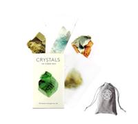 Générique Cristaux Le Jeu de Tarot de Pierre,Crystals The Stone Tarot Deck,with Bag,Card Game,Jouets de voyance