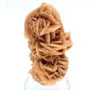 Générique Cristaux naturels Rose des sables de 85 grammes et 70 millimètres, Minéral Rose des sables de Tunisie, Pierre 100% Naturelle, Produit Exclusif, Minéral de Collection, Pierre de Purification