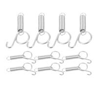 Générique Crochet à Ressort Porte de Cage Fixation Sécurisée Ouverture Facilitée Lot 10 Pièces pour Cages à Oiseaux, Lapins et Petits Animaux Usage Domestique et Professionnel