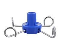 Générique Crochet Bleu pour Support de Perfusion Vertical en Acier Inoxydable Résistant et Facile à Utiliser, Permettant L'infusion Simultanée pour 4 Patients