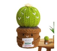 Générique Crochet Cactus - au Crochets de Motivation | Cactus décoratif Forme du Fil tricoté pour Adultes, Adolescents, sensibles, collectionneurs d'artisanat, praticiens la Pleine Conscience