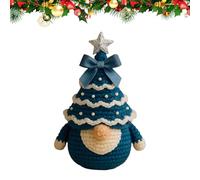 Générique Crochet Christmas Tree - 6,3 pouces Kit de crochet à la main pour débutants et experts, un ensemble de tricot complet pour l'artisanat de vacances, le lien familial, adultes