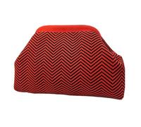Générique Crochet Clutch Purses, Travel Dumpling Pouch, 11.81x3.54x7.87 inches, Handwoven Texture, Zipper Closure, Stylish Companion, Lightweight Summer Evening Bag for Weddings Vacations Parties