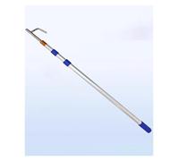 Générique Crochet de Bateau télescopique, Poteau de poussée for Bateau, Poteau de Canne de Sauvetage Aquatique for Pousser/amarrage/Tirer/Bateau, Accessoires de voilier(400 cm/157.5 inches)