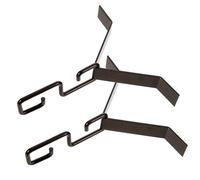 Générique Crochet de Chaîne de Pluie en Fer V-Shape Adaptateur de Gouttière Réduit Éclaboussures pour Maison Lot de 2 Set