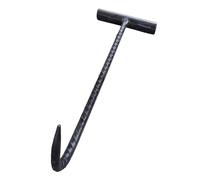 Générique Crochet de Couvercle de Regard en Acier avec poignée en T, lève-Couvercle sans Effort pour Grille d'égout et eaux usées, extracteur à Prise Ferme et Durable (Diamètre 14 mm, 80 cm/31,4'')