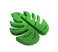Générique Crochet de en plastique Monstera avec 2, Green | de rangement pour salle de bain, pour serviettes et peignoirs, avec Installation facile, conceptions
