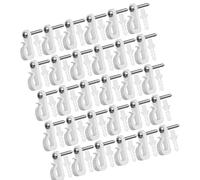 Générique Crochet de gouttière blanc à la mode, matériaux plastiques polyvalents et robustes pour suspendre la lumière de vacances et organiser l ' espace, crochet en S réutilisable