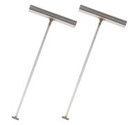 Générique Crochet de Levage en T en Acier Inoxydable 2pcs pour Couvercle de Regard, Outil Utilitaire Sûr et Fiable, pour Usage Quotidien et Travail
