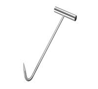 Générique Crochet de Levage Robuste en Acier Inoxydable de 12 mm, Crochet de Levage de 90 cm pour Regards et plaques d'égout Pluvial, Outil Pratique pour faciliter Le Levage et Le déplacement.