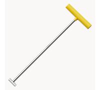 Générique Crochet de Regard en Acier Robuste - Clés de Levage pour Couvercle de Fosse septique, Outil d'extraction à poignée en T, lève-Regard Polyvalent de 48 cm (18 7/8") pour Un accès Facile