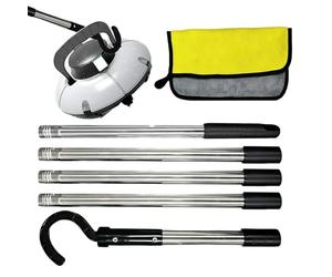 Générique Crochet de retrait pour robot de piscine, Outil en acier inoxydable robuste, Accessoires de perche de piscine, sol, mur, jardin, entretien, sécurité, stockage, bord du bassin, natation