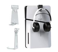 Générique Crochet de suspension de casque console pour PS5 /PS5 Slim Support de suspension pour casque d'écoute de jeu Crochet pour casque d'écoute
