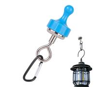 Générique Crochet magnétique pour tente de camping - Organisateur robuste et robuste avec équipé d'un aimant puissant en néodyme, construction en acier durable, poignée sécurisée, outil de suspension