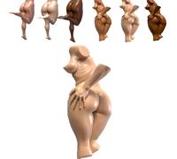 Générique Crochet mural amusant en forme de corps humain, sculpture coquine de 12,7 cm, porte-serviette et porte-clés, crochet mural décoratif fait à la main pour salle de bain, entrée (HAND-1)