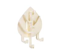 Générique Crochet Mural,Forme Feuille, Adhésif Renforcé, Résistance Élevée,Porte-Manteau Mural Multi-Crochets - Manteaux, Vêtements, Chapeaux, Gants, Clés, Écharpes, Sacs, Salle de Bain, Salon,