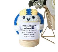 Générique Crochet Positive - Boule en Tricot Fait Main avec Citation Inspirante | Boule Au Crochet Positive Fait Main avec Citation Inspirante pour Pendaison De Crémaillère Et Anti Stress