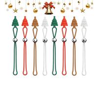Générique Crochets à décorations de Noël sur sapin 8 Attaches de Rangement | Crochets pour Décorations de Sapin de Noël pour manteau de cheminée, bas, couronne, porte,
