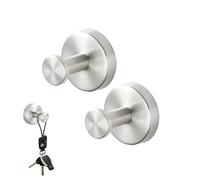 Générique Crochets à serviettes pour salle de bain fixés au mur, crochet à serviettes - Crochets de cuisine ronds en acier inoxydable - utilitaires robustes pour salon, hôtel, cuisine, garage, mon